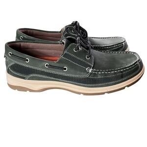 G.H. Bass & Co. Green Boat Earl Navy Loafer for Men Size 10.5
